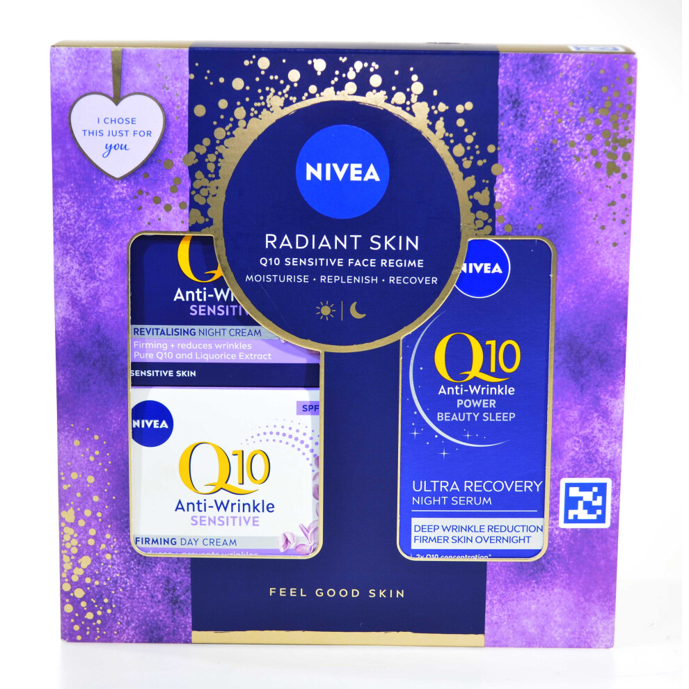 Nivea Q10 Radiant Skin 3 Piece Gift Set