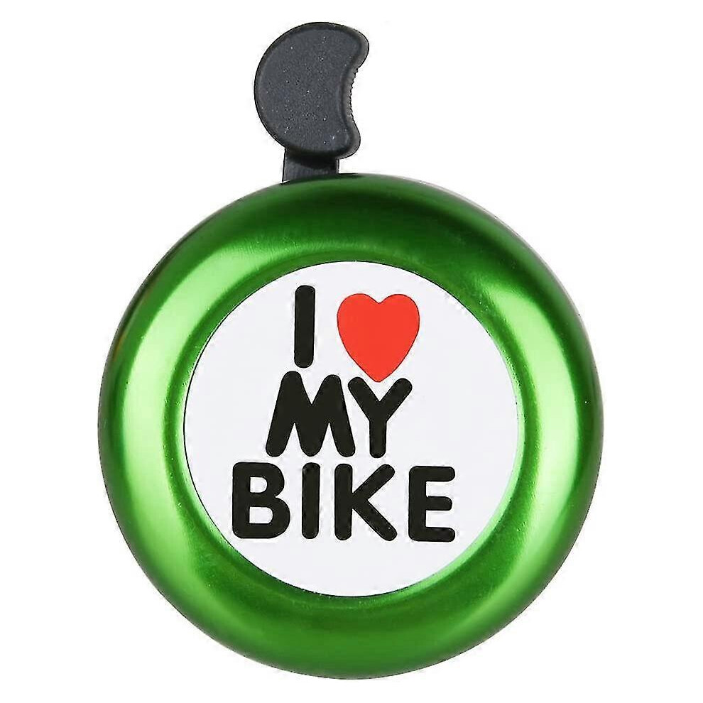 Photos - Bell  I Love My Bikebell - Bike  - Loud Aluminum Bike Horn Ring Mini Bike Accessories Adult Men Women Kids(As show, One size)