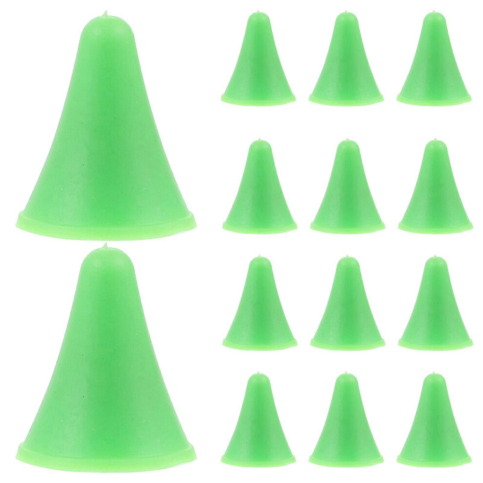 Kricely (As Show, One Size) 20Pcs Needles Point Protector Household Needle Tip Covers Needles Rubber Caps