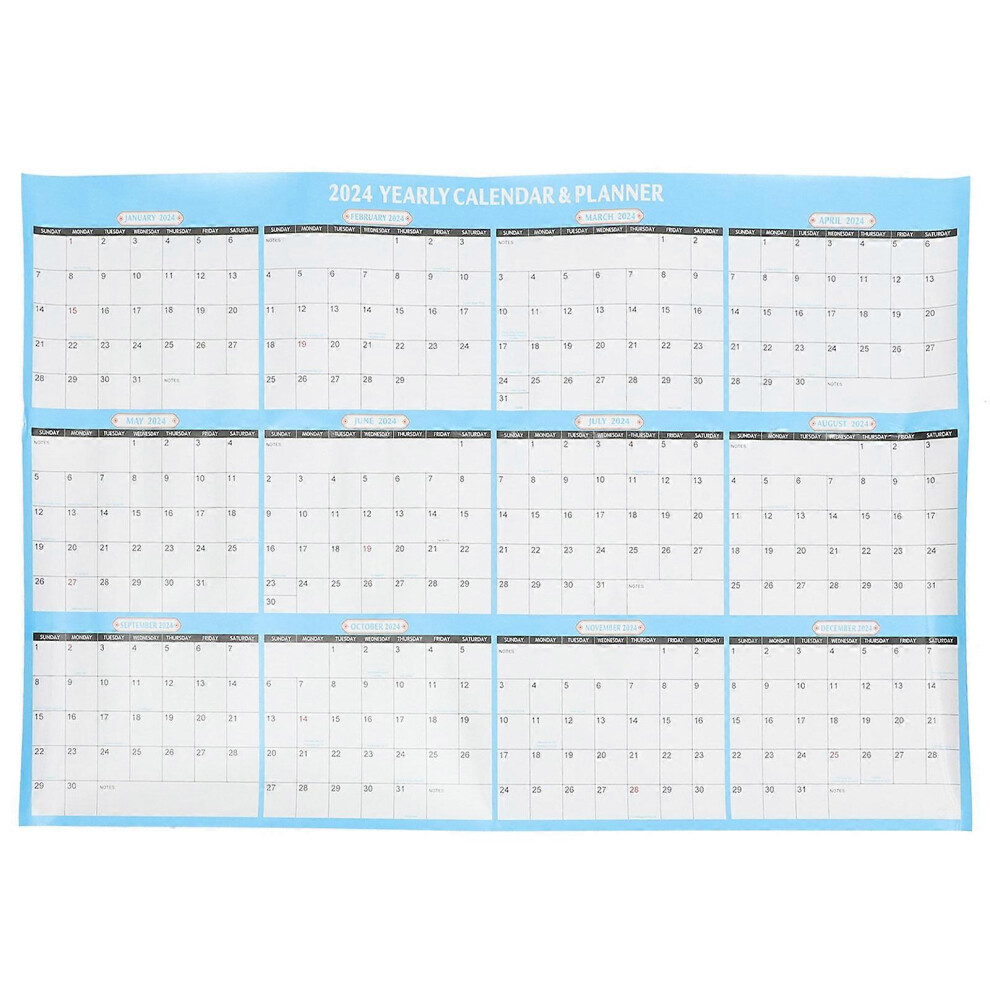 Kricely (As Show, One Size) Wall Calendar For Organizing Countdown Calendar Hanging Calendar Monthly Calendar
