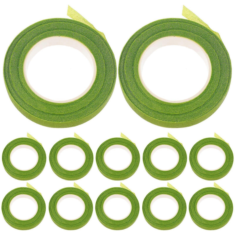 Kricely (As Show, One Size) 12 Rolls Of Floral Tape Florist Wraps Diy Flower Supplies For Bouquet Stem Wrapping