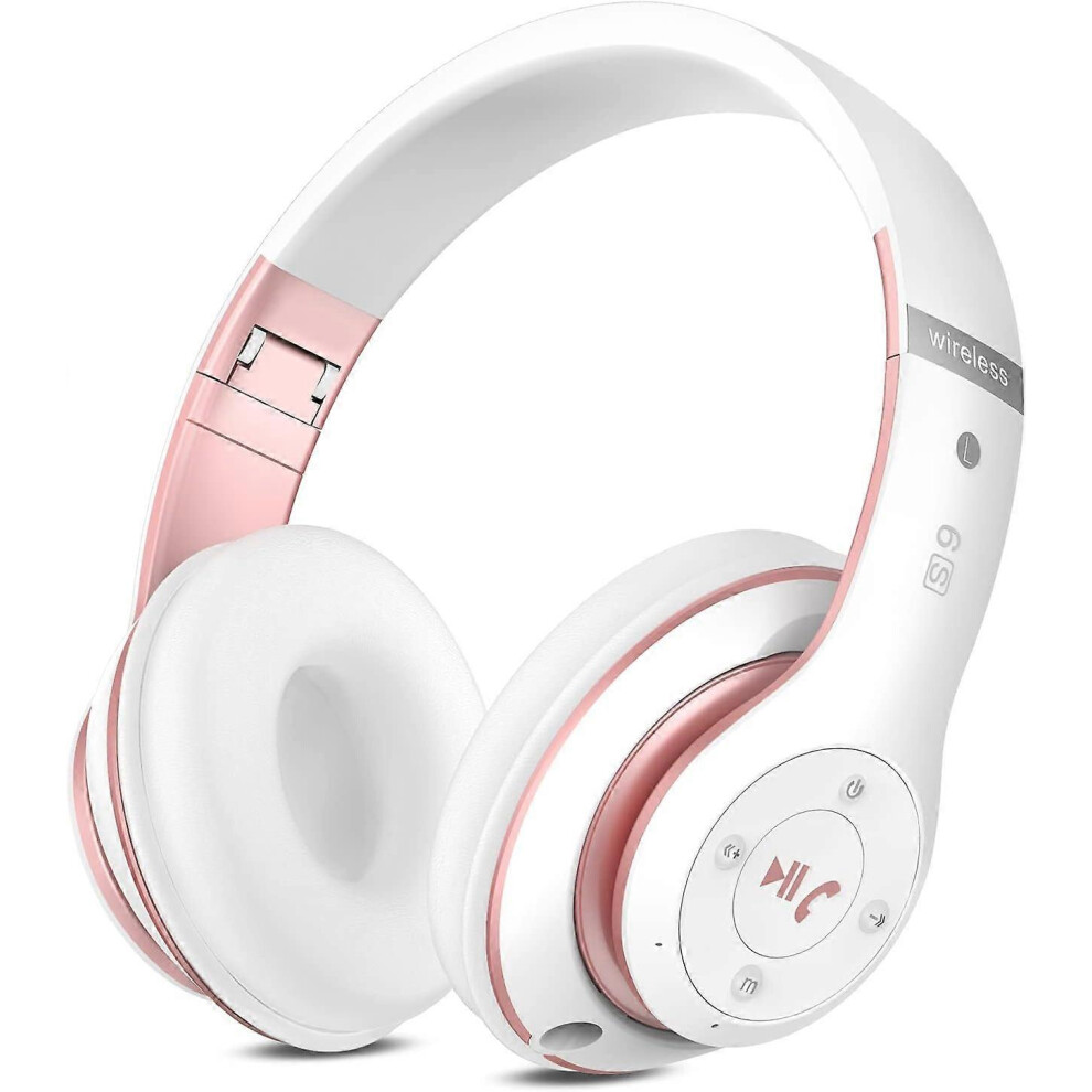 (As Show, One Size) Linjou Bluetooth Headphones Over Ear,With Hd Mic, Fm, Tf For Pc 5093442642520