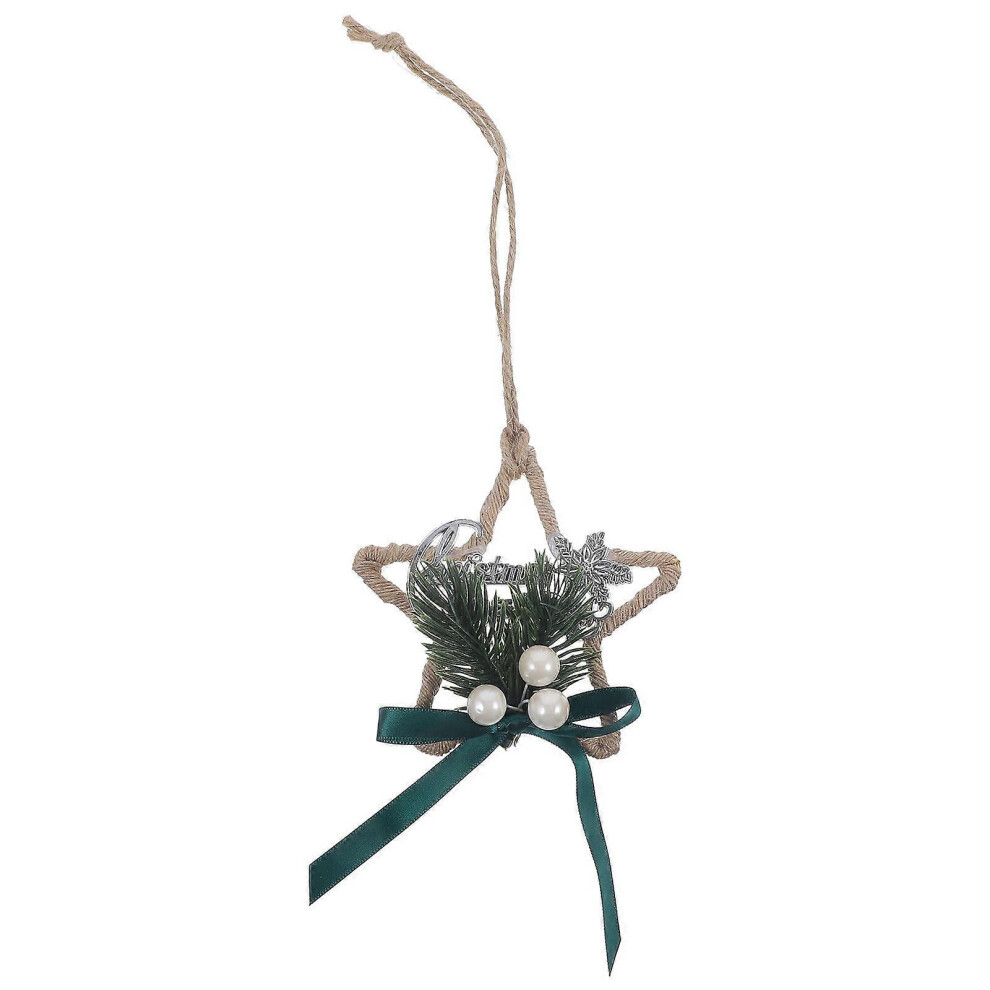 Kricely (As Show, One Size) Christmas Star Pendant Christmas Ornament Christmas Hanging Decoration For Christmas Tree