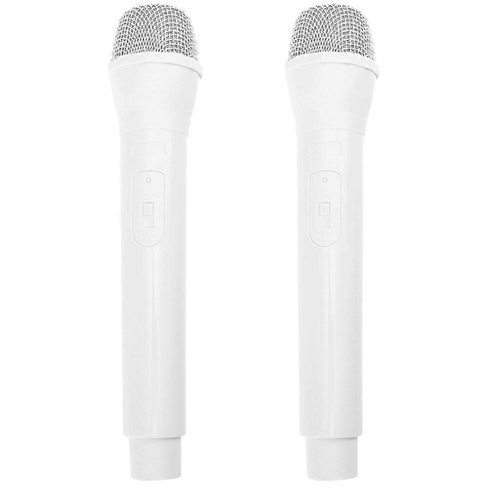 Kricely (As Show, One Size) 2Pcs Creative Microphone Prop Simulated Microphone Pretend Model Microphone Model For Prop
