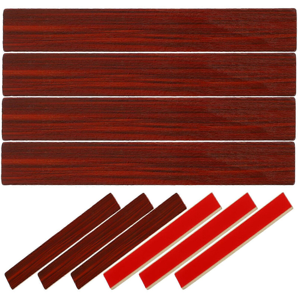 Kricely (As Show, One Size) 20Pcs Doll House Diy Decoration Miniature Wooden Flooring Material Mini House Layout Floorboard