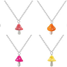 (As show, One size) Mushroom Shape Dangle Earrings Sweet Fresh Chic Charm Mushroom Drop Earrings for Women Girls 3D Cute Funny Simulation Mushroom Food Earrings