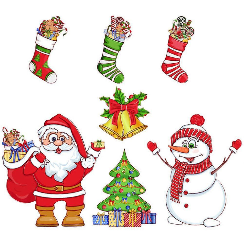 Kricely (As Show, One Size) 1 Set Of Xmas Magnet Christmas Magnet Refrigerator Magnet Holiday Themed Magnets Fridge Magnet