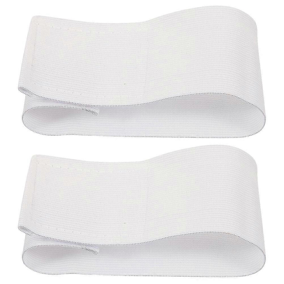 Kricely (As Show, One Size) 2Pcs Football Soccer Captain Armband Blank Diy Blank Captain Armband Soccer Player Armband
