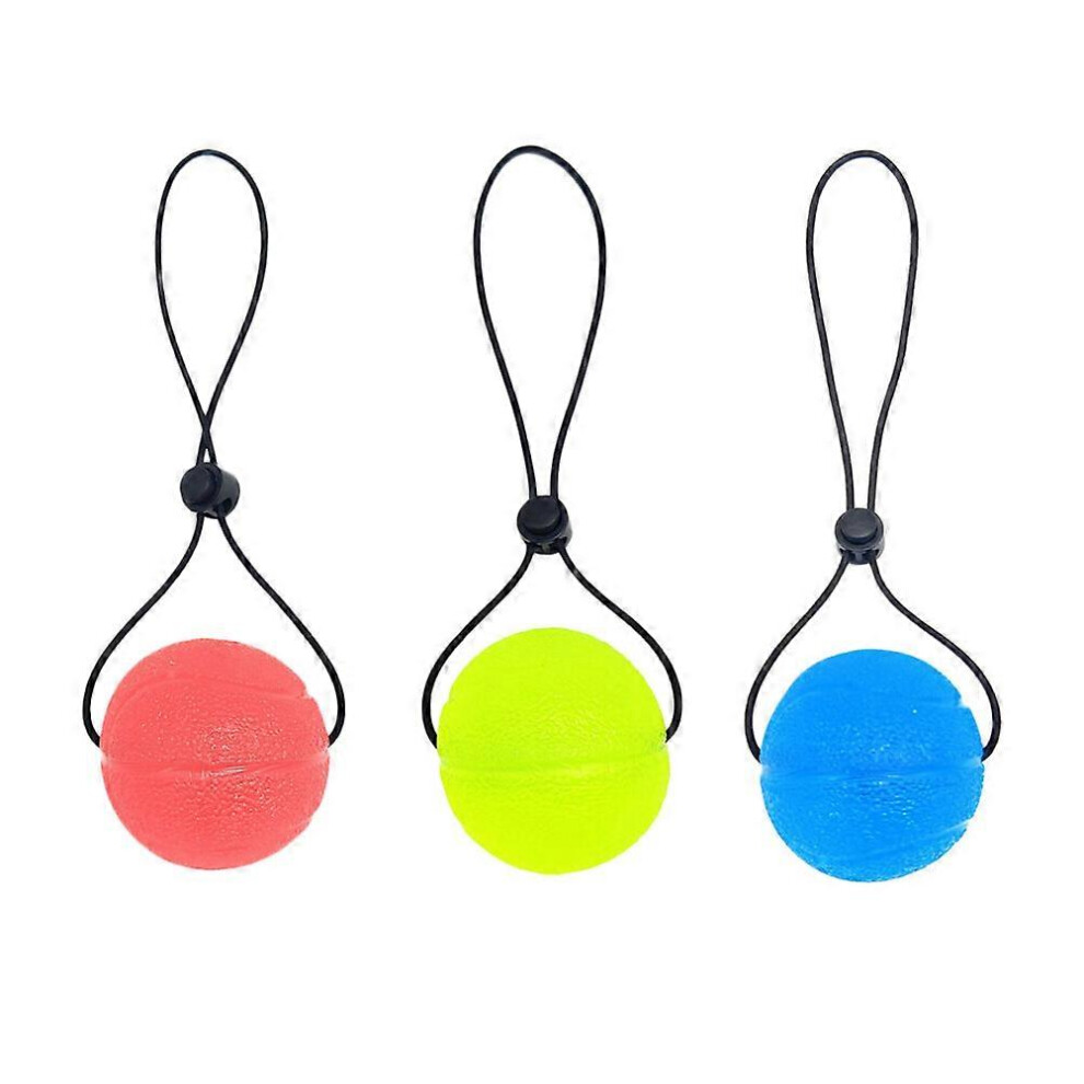 Kricely (As Show, One Size) 3Pcs Squeeze Exercise Balls Finger Balls Hand Grip Balls Therapy Stress Balls (Assorted Color)