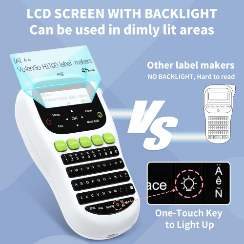 Label Maker, Portable Label Maker Machine with Tape 1