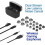Genki Waveform Black Wireless Earbuds Headphones 1