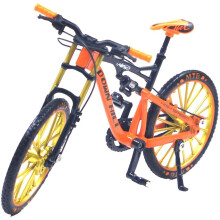 Ailejia liga de mo a da montanha Bike Bicycle Ornament Toy Mini-Bicycle Vehicles Racing Models Toy Modelation Crafts for Home (S-Orange)