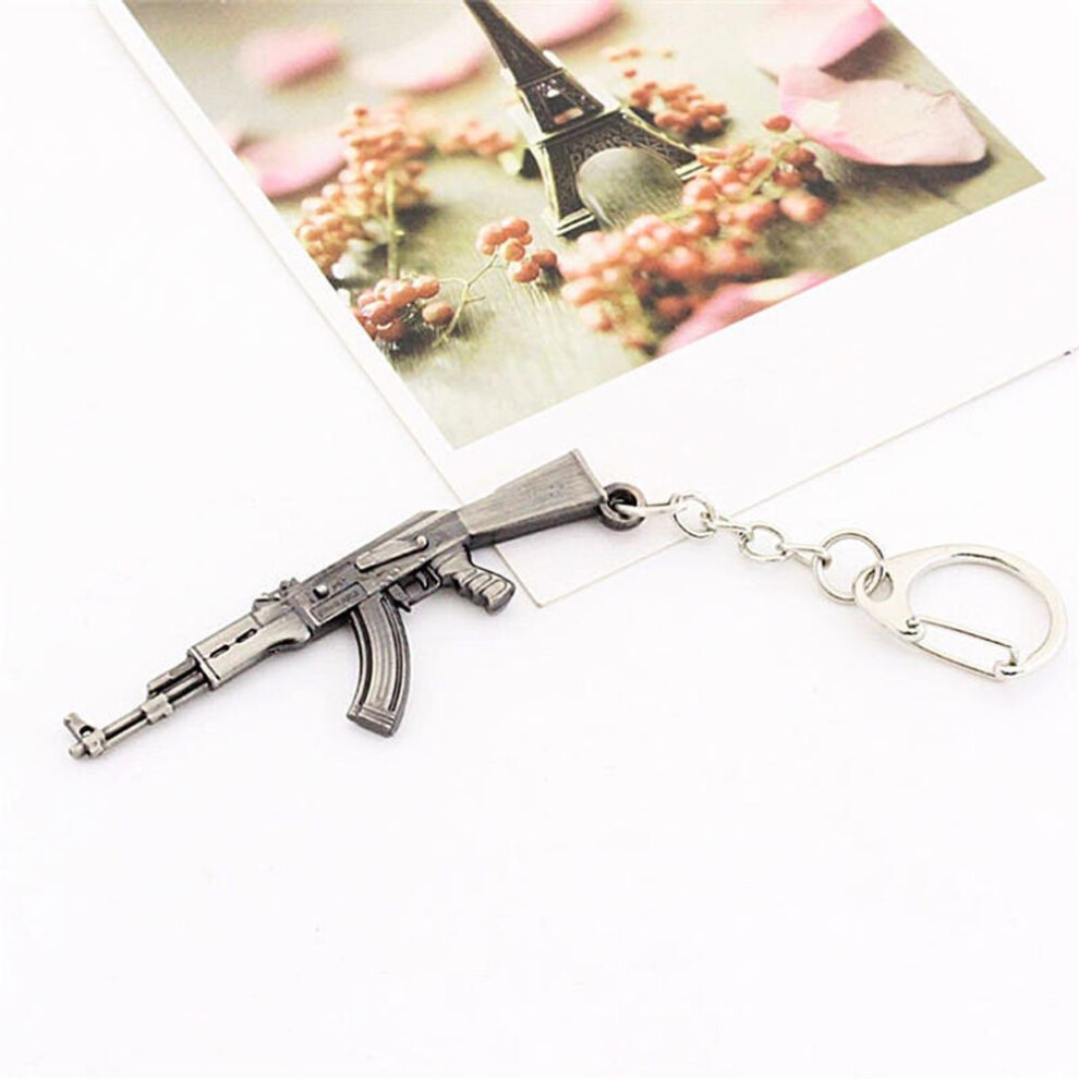 (Other) New Ak47 Gun Key Chain Classic Men Key Ring  Pendants Keychain Jewelry