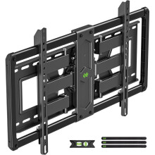 USX MOUNT Flache, voll bewegliche TV-Wandhalterung f   r 37-90 Zoll Fernseher, ultraflache TV-Halterung mit Schwenk- und Neigefunktion, Wandhalteru