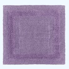 (Lilac, 50 x 50 cm) Homescapes Luxury Reversible Cotton Bath Mat