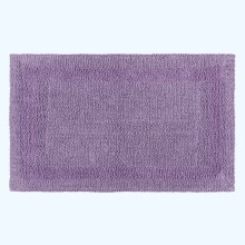 (Lilac, 70 x 120 cm) Homescapes Luxury Reversible Cotton Bath Mat