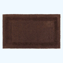 (Chocolate, 70 x 120 cm) Homescapes Luxury Reversible Cotton Bath Mat