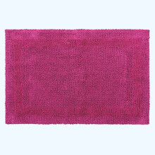 (Raspberry, 70 x 120 cm) Homescapes Luxury Reversible Cotton Bath Mat