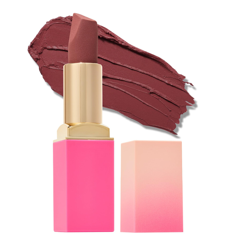 Juvia's Place Cream The Nude Velvety Matte Lipstick Kebi - Nude Matte Lipstick Long-Lasting Matte Lipstick Rich-Color Lip Makeup Y Lipstic