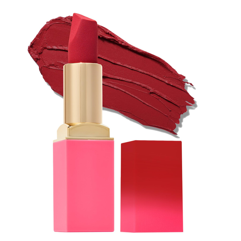 Juvia's Place Cream The Nude Velvety Matte Lipstick Mademoiselle - Nude Matte Lipstick Long-Lasting Matte Lipstick Rich-Color Lip Makeup Y