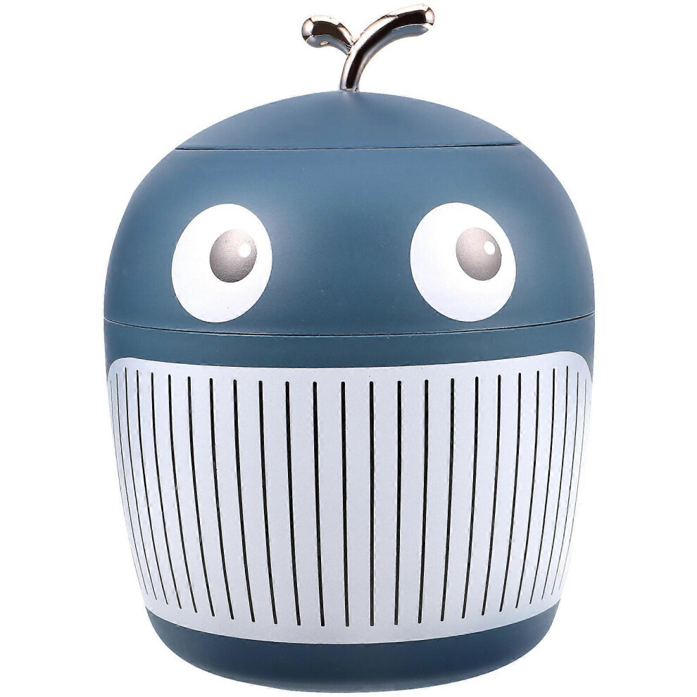 Kricely (As Shown, One Size) Small Trash Can With Lid Tabletop Trash Can Countertop Trash Can Rv Trash Can Bin