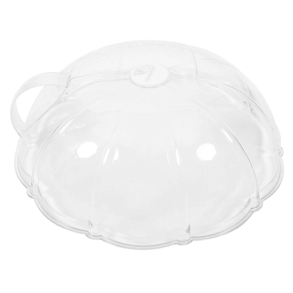 Kricely (26.80X26.80x9.00cm, As Shown 2) Household Microwave Spatter Cap Reusable Microwave Oil-Proof Dish Protector Food Dish Splatter Cover