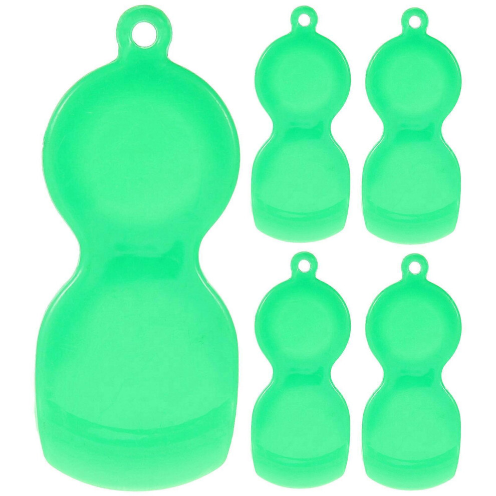 Kricely (As Show, One Size) 5Pcs Small Scrapers Lottery Tickets Scrapers Portable Scraping Tool Plastic Scrapers For Lottery