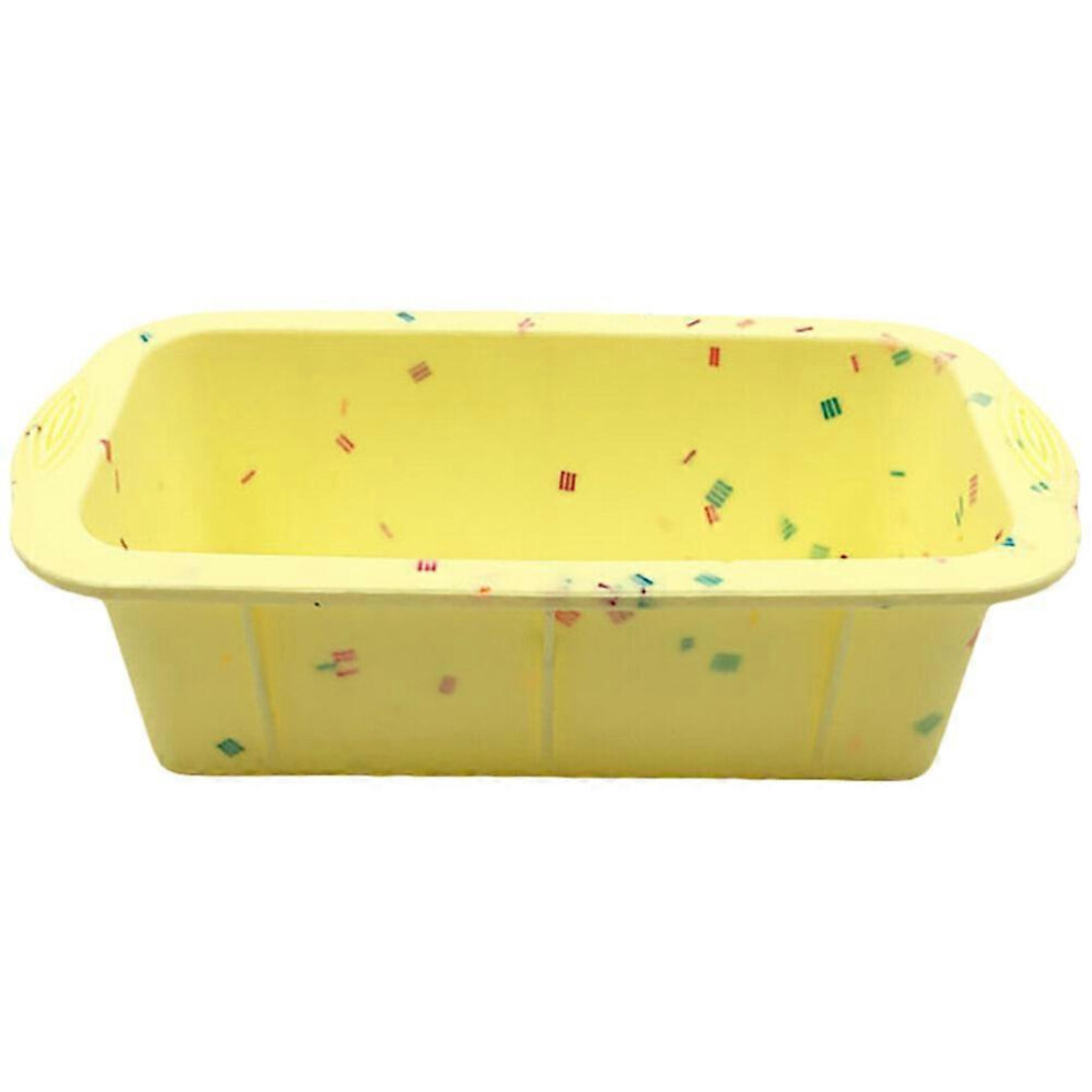 Kricely (As Show, One Size) Silicone Loaf Mold Rectangular Non-Stick Toast Bread Baking Pan Bakeware