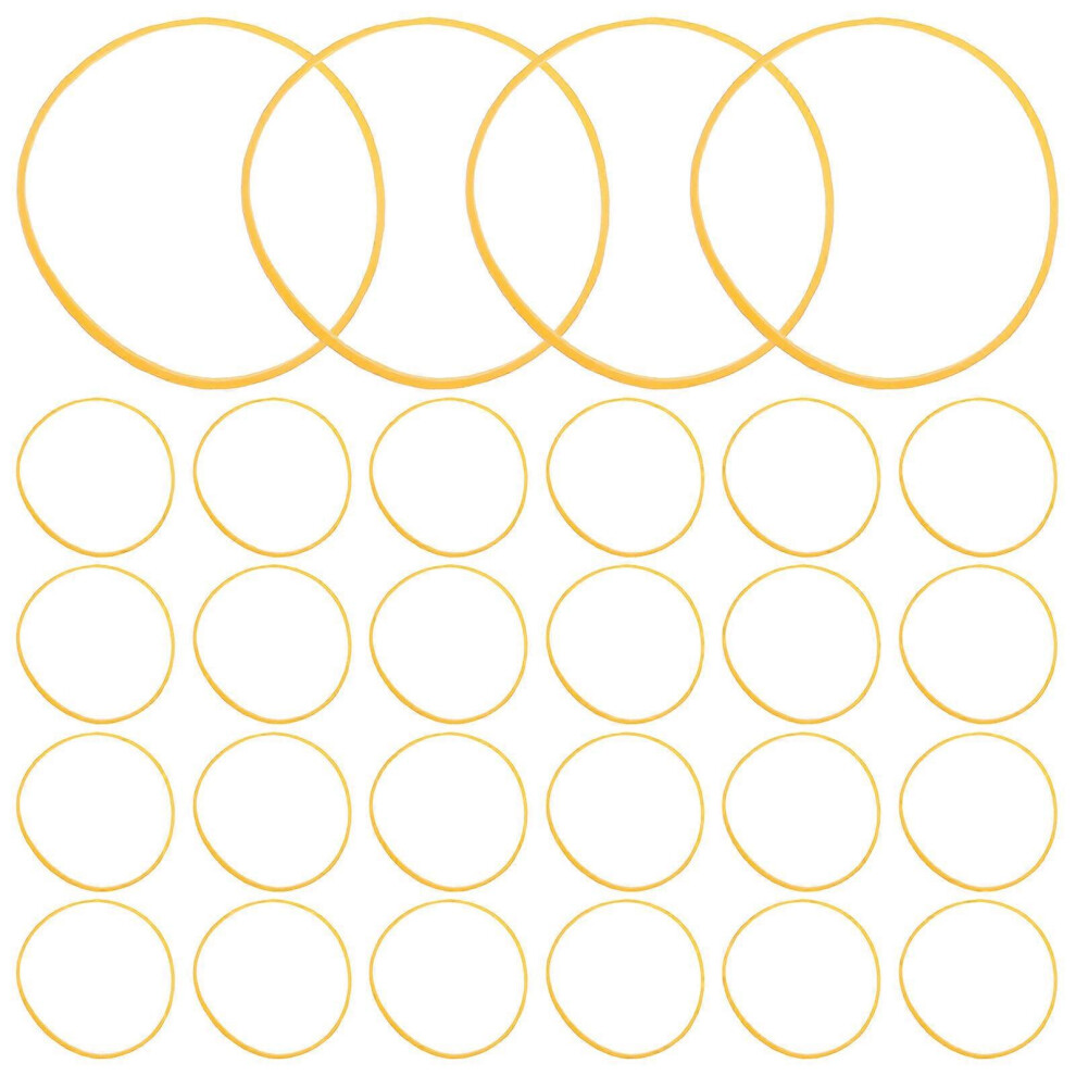 Kricely (As Show, One Size) 550Pcs Elastic Bands Thick Rubber Bands Strong Elastic Bands Garbage Can Rubber Bands