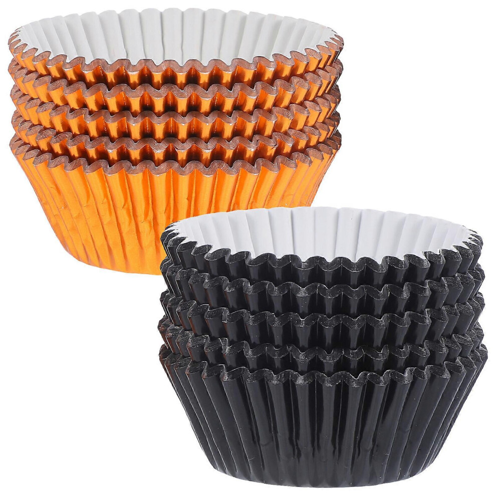 Kricely (As Show, One Size) 200Pcs Muffin Baking Cups Mini Cupcake Liners Baking Cupcake Wrappers Muffin Liners