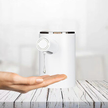 (As show, One size) LINJOU Touchless Automatic Soap Dispenser for Kitchen, Bathroom (White)
