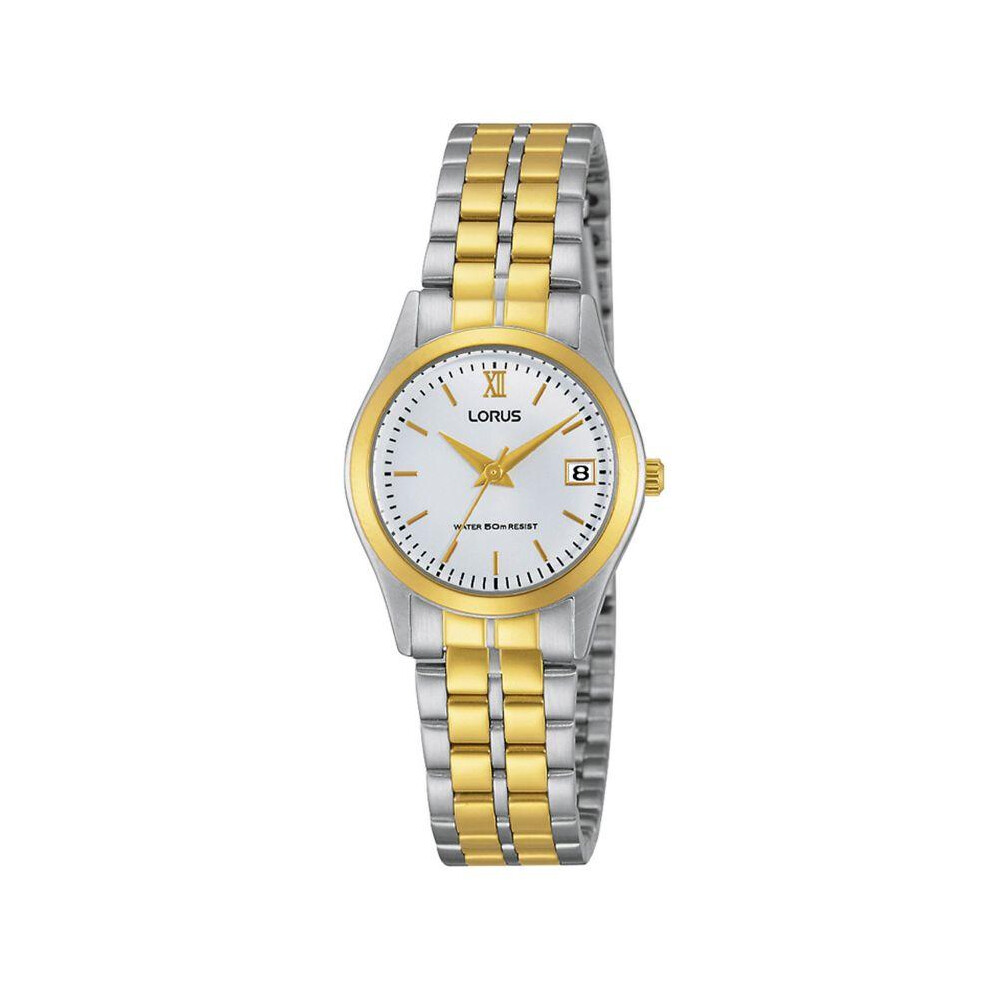 Lorus Multicolor Stainless Steel Strap Women's Watch Silver