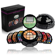 SHANY Zestaw do makijazu All In One FLOWERS - Ultimate Fancy Makeup Kit - Cienie do powiek Kolory do ust Pudry do twarzy Rozswietlacze i rσze.