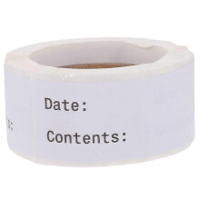 (As show, One size) 1 roll of Blank Massage Labels Food Labels Note Marking Label Stickers Label Stickers for Kitchen
