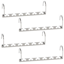 (As show, One size) LINJOU Space Saving Hangers Metal Hanger Magic Cascading Hanger Closet Clothes Organizer(4 Pack)