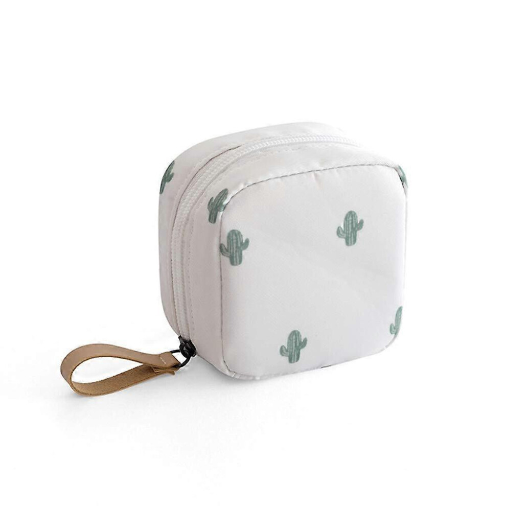 (As show, One size) LINJOU Makeup Bag Lazy Cosmetic Bag Travel Toiletry Bag Cosmetic Make Up Organizer  ,Mini Cactus