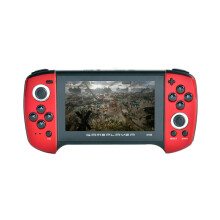 (As show, One size) X18plus Handheld Game Console 4.3 Inch Large Screen Dual Joystick 64-bit Classic Games Support For Connecting Tv