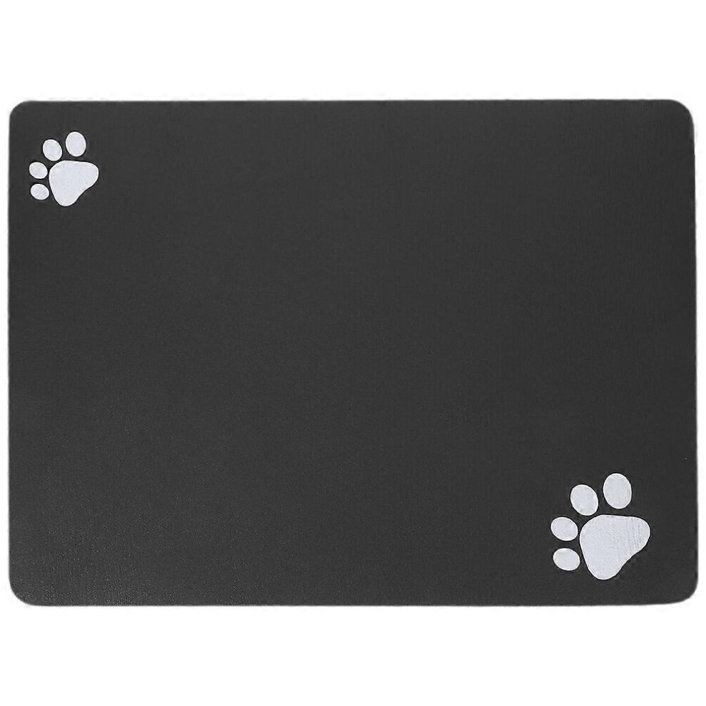 Kricely (As Shown 2, One Size) Dog Feeding Mat Absorbent Dog Mat For Food Water Bowl No Stains Quick Dry Water Bowl Mat