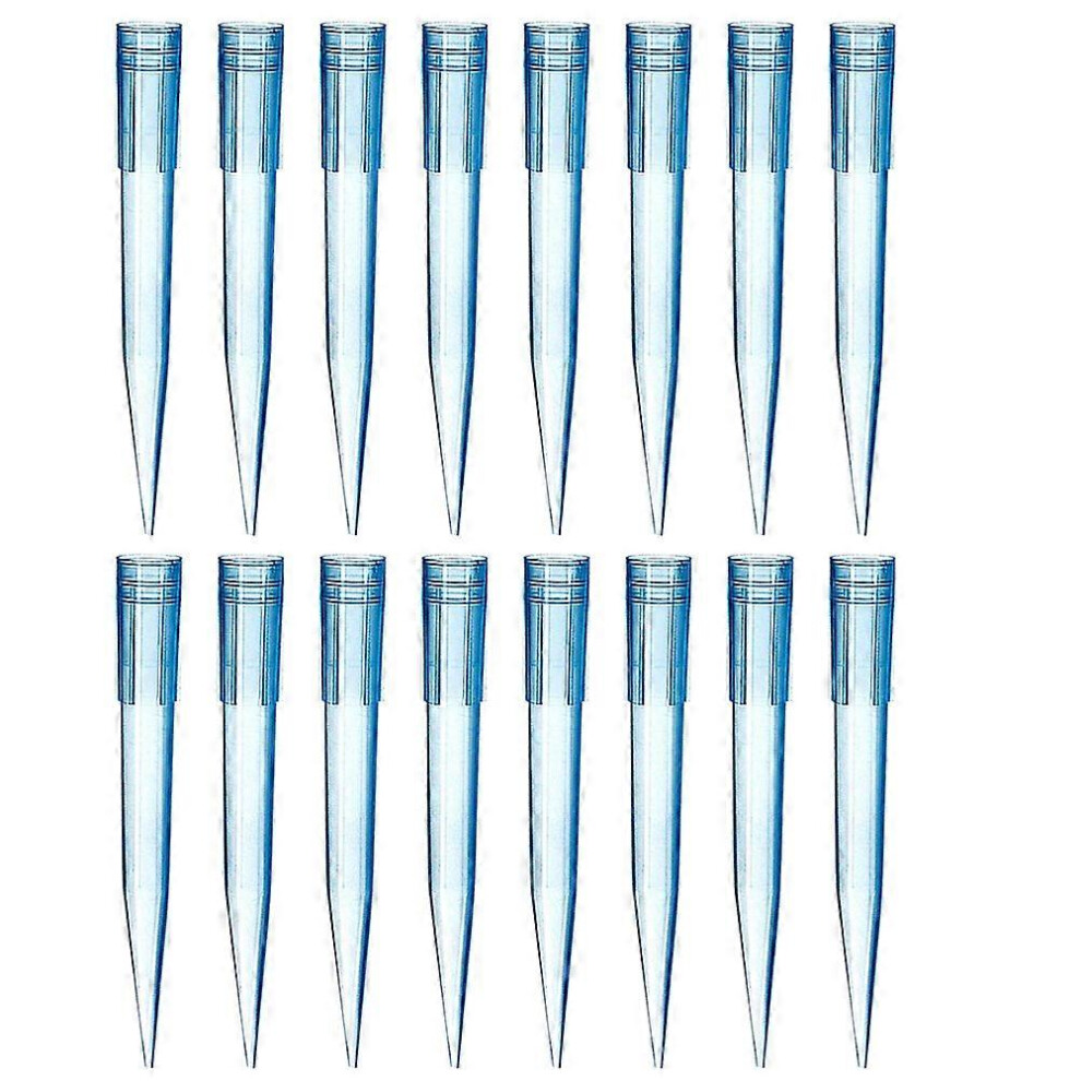 Kricely (As Show, One Size) 500Pcs Transparent Pipettor Liquid Pipette Tips Plastic Nozzle Tips Accessories