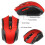 (Red) 2.4G Wireless Mouse 1600DPI Optical Mouse Gaming Mouse for Computer 6 Button Wireless Mouse with USB Receiver for PC Laptop Accessories 4