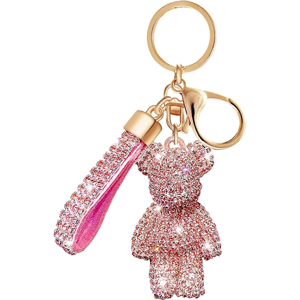 Konhill (As Show, One Size) Cute Bear Keychain Accessories For Womenmamakidsgirlmenkawaii Car Key Chain For Walletbackpackcoin Purse