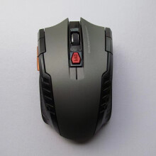 (Silver Gray) 2.4G Wireless Mouse 1600DPI Optical Mouse Gaming Mouse for Computer 6 Button Wireless Mouse with USB Receiver for PC Laptop Accessories
