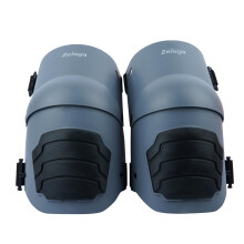 Zeluga 15-396 Joelhos Pesados com Fivelas Duplas Antiderrapantes, Almofadas de Trabalho Ultraflex, Segurança Interior e Exterior
