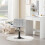Dressing Table Chair, Height Adjustable Dressing Table Stool with Back 2