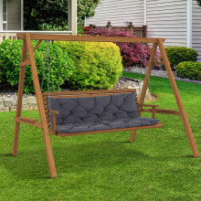 Outsunny 3 Seater Swing Chair Cushions Bench Seat Replacement Pad 150x98cm