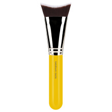 Bdellium Tools Profesjonalny pedzel do makijazu - seria Studio 989 Odwrcone mieszanie twarzy - z miekkimi wlknami syntetycznymi do blendowania (zl