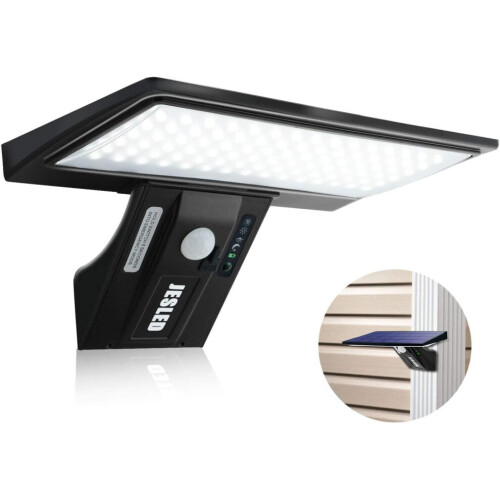 90 LED Solar Motion Sensor Security Light 2600mAh, USB Charging Outdoor Solar Light