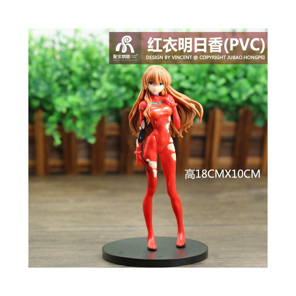 Maxpower (B, Opp Bag) 18Cm New Anime Neon Genesis Evangelion Eva Ayanami Rei Kawaii Figure Pvc Model Toys Doll Collect Ornaments