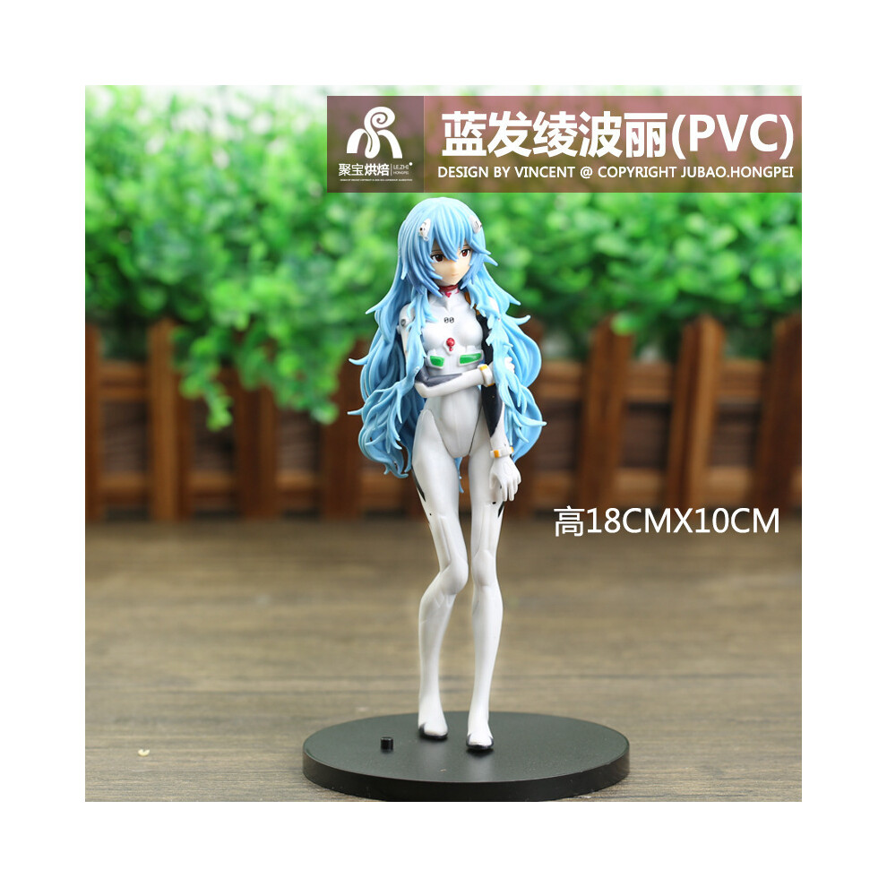 Maxpower (A, Opp Bag) 18Cm New Anime Neon Genesis Evangelion Eva Ayanami Rei Kawaii Figure Pvc Model Toys Doll Collect Ornaments