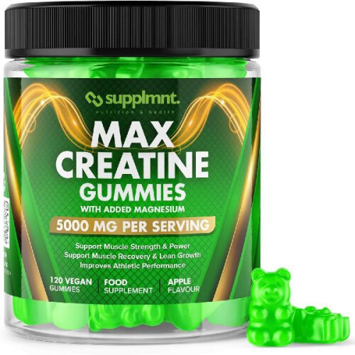 "5000mg Creatine Gummies with Magnesium, 120pcs"